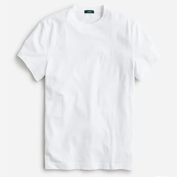 J crew Relaxed premium-weight cotton no-pocket T-shirt white - Picture 4 of 5